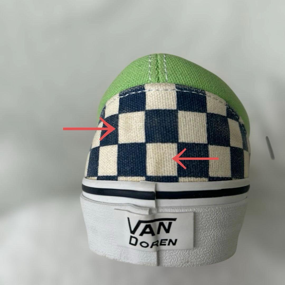 VANS Era Van Doren チェッカー/グリーン 27.5cm
