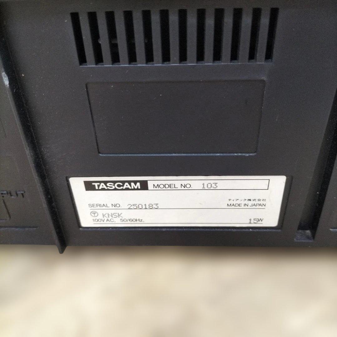 TASCAM カセットデッキ