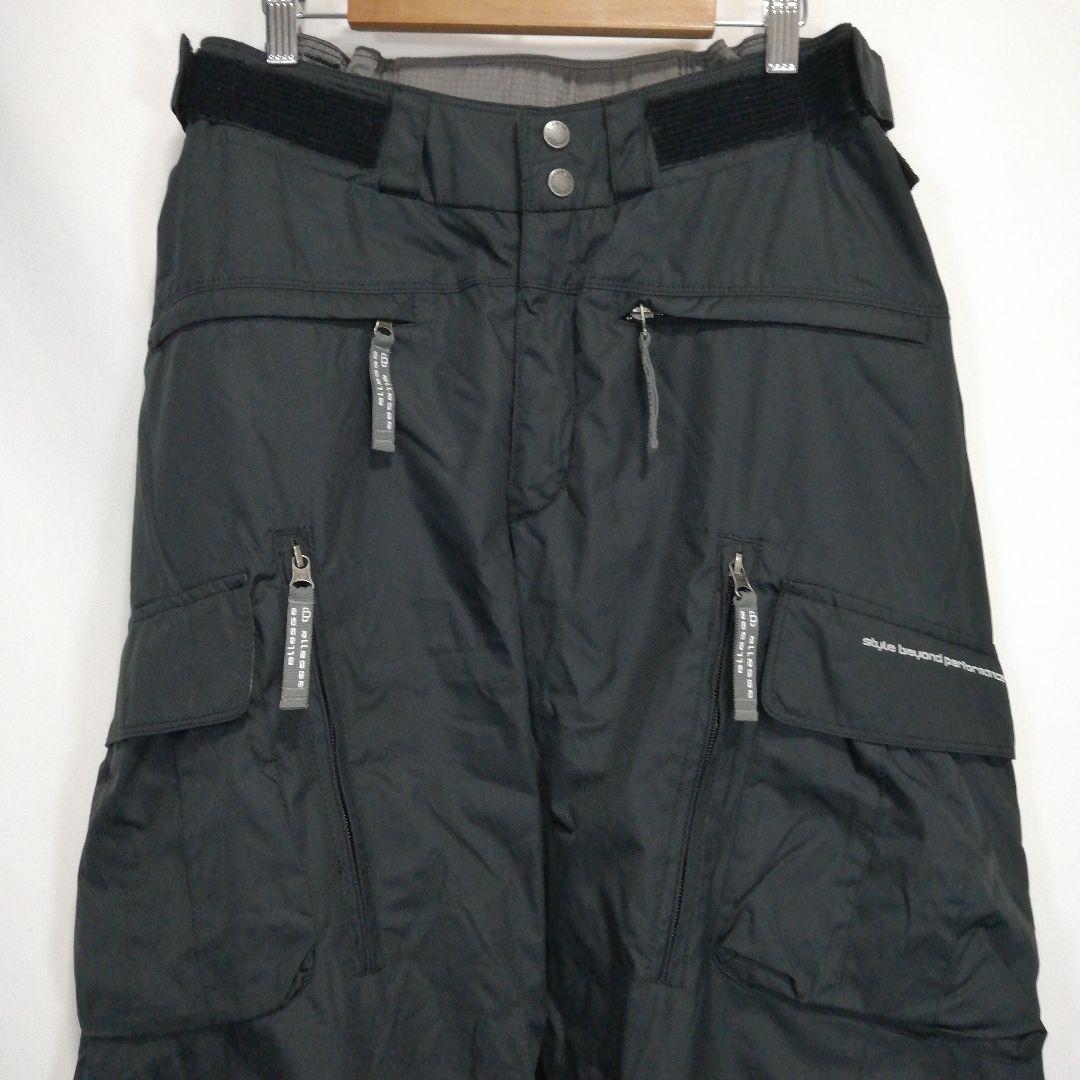 ellesse メンズ スノボウェア スキーウェア 上下セット カーキ エレッセ