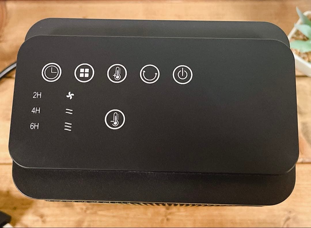 セラミックヒーター 小型 自動首振り 1200W リモコン付き