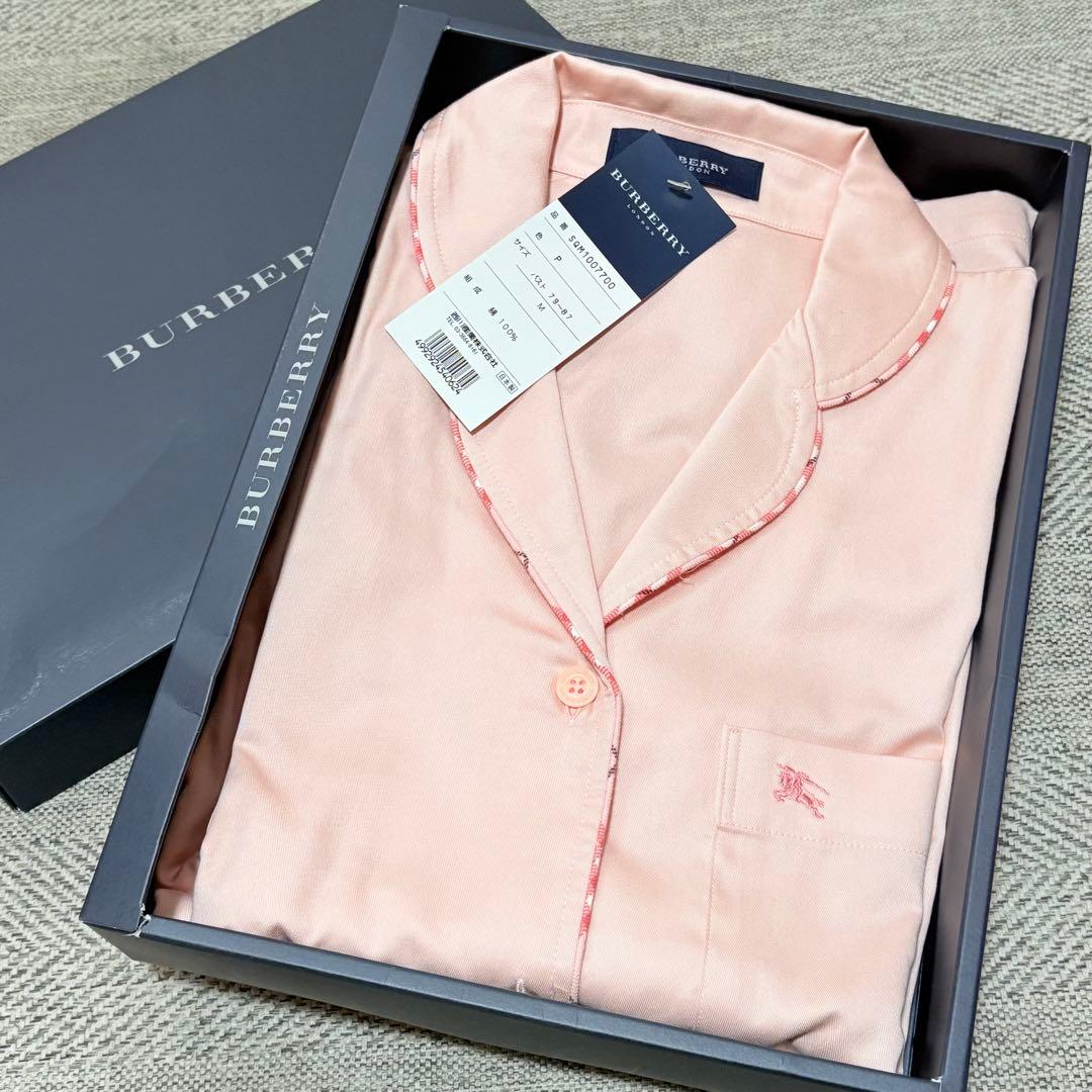 美品　BURBERRY LONDON バーバリー　ルームウェア　パジャマ　ピンク