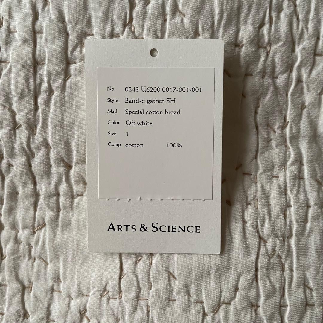 24AW ARTS&SCIENCEアーツアンドサイエンスギャザーロングシャツ