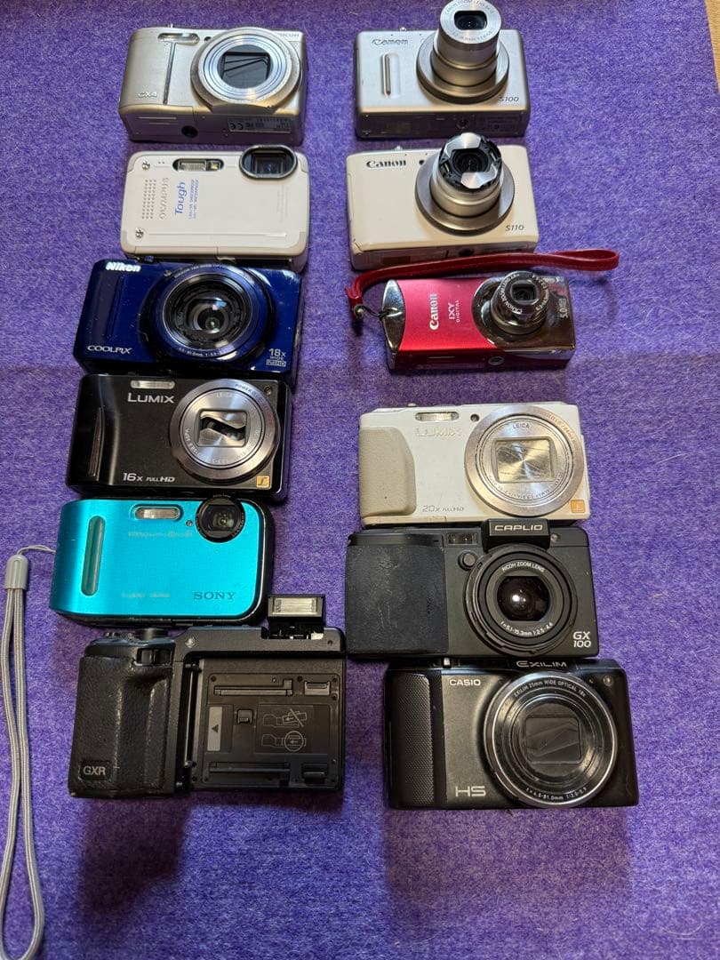 N*a様 デジカメ12台ジャンク品です。