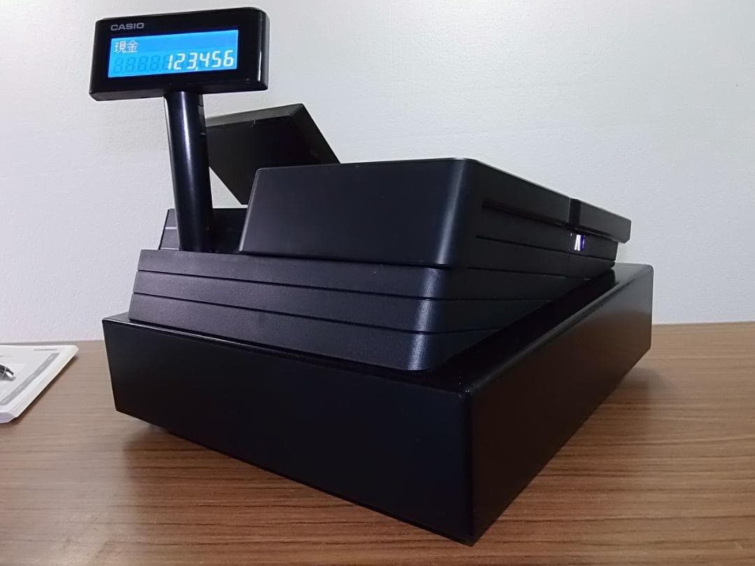 人気の黒204設定無料カシオSR-S4000軽減税率対応インボイスレジスター