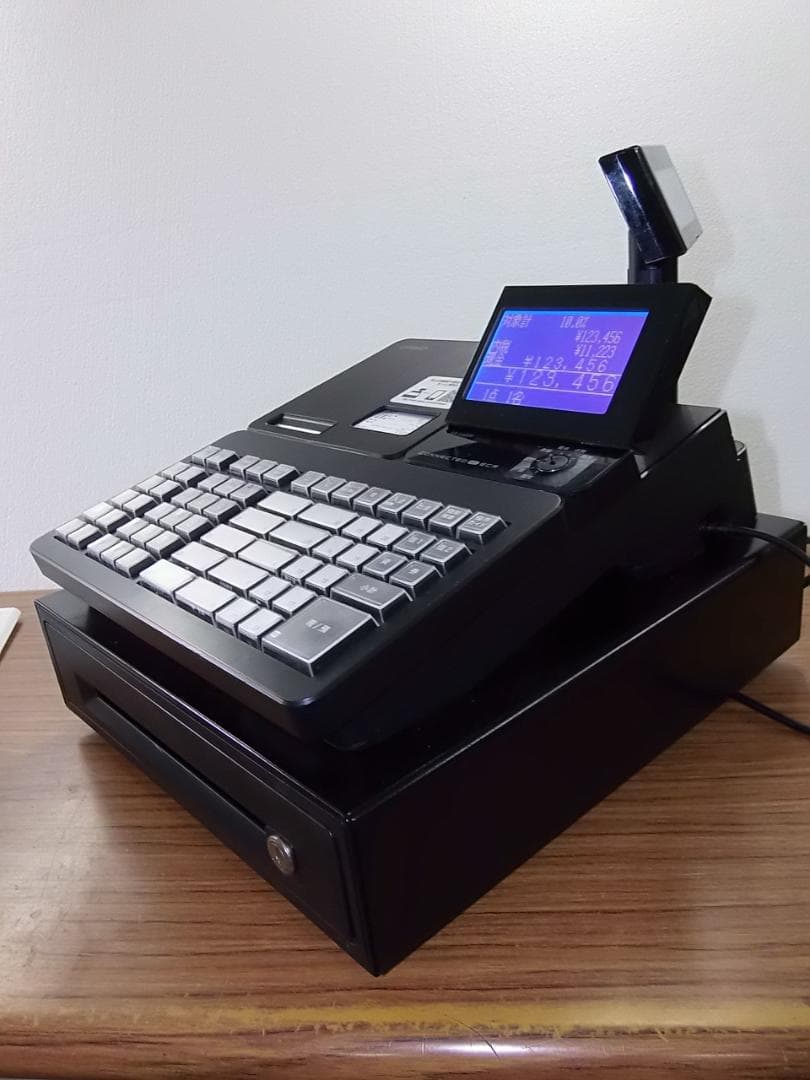 人気の黒204設定無料カシオSR-S4000軽減税率対応インボイスレジスター