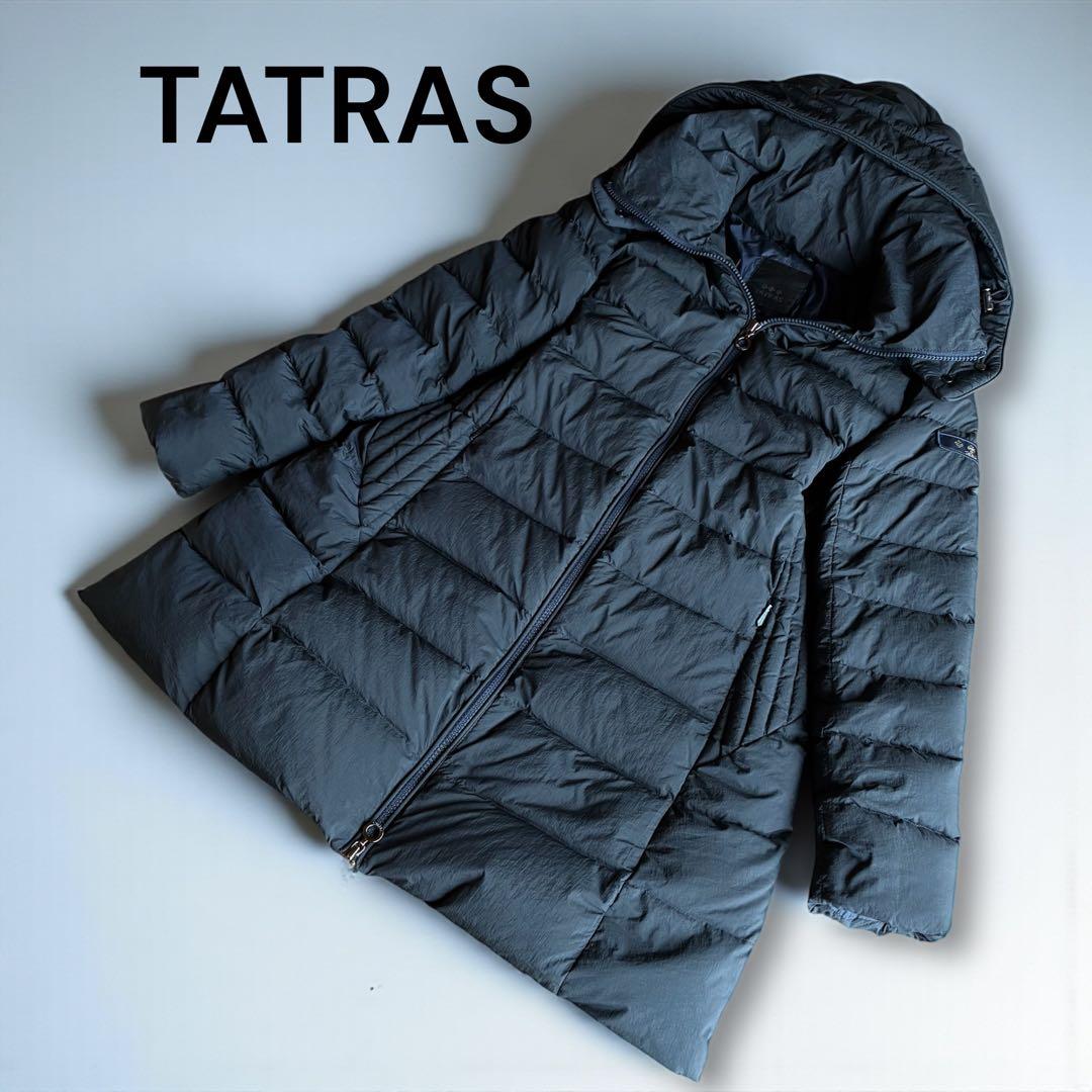 TATRAS ポリテアマ LTA20A4694 02 ダウンコート 紺 ネイビー