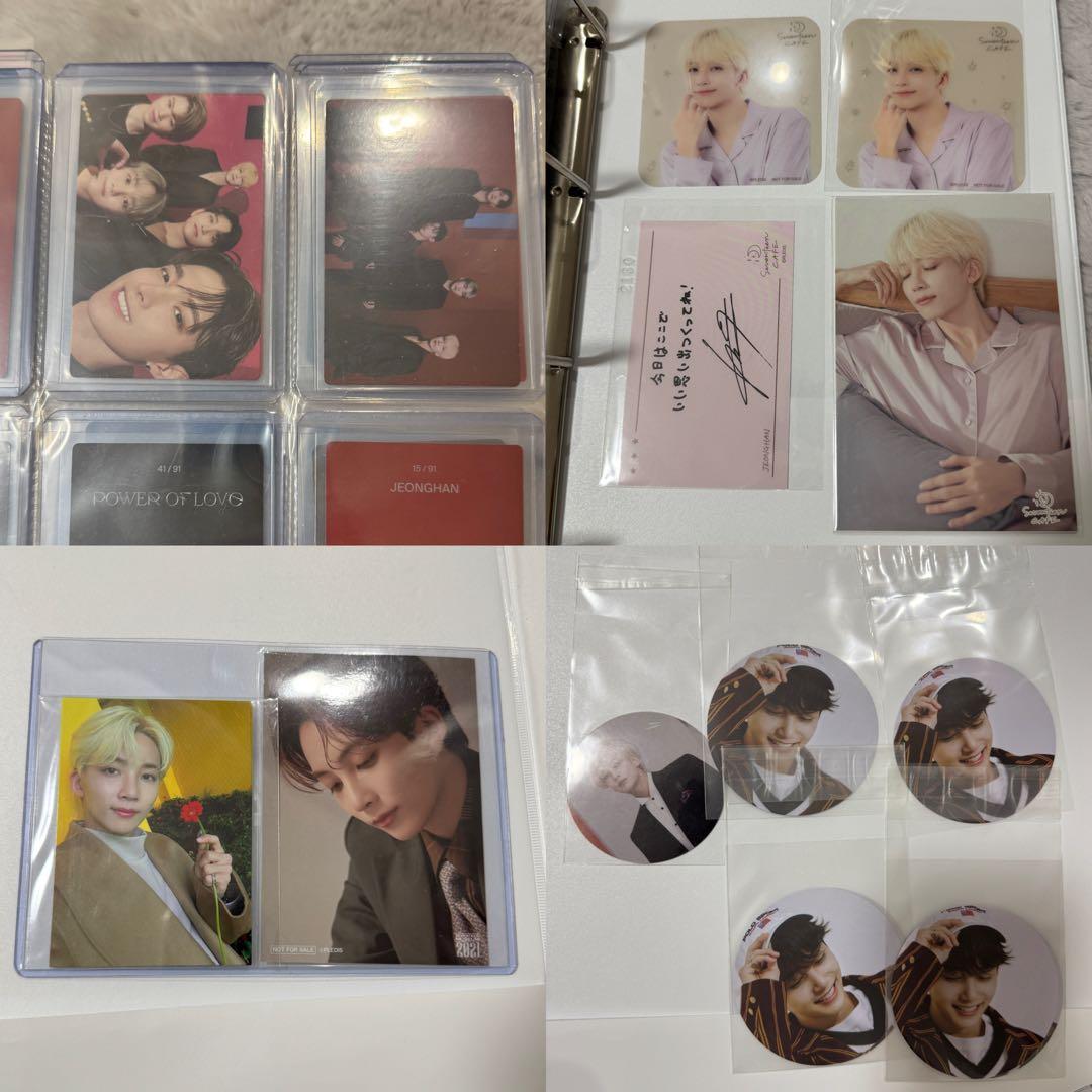 SEVENTEEN セブチ ジョンハン ステッカー トレカ カフェ まとめ売り