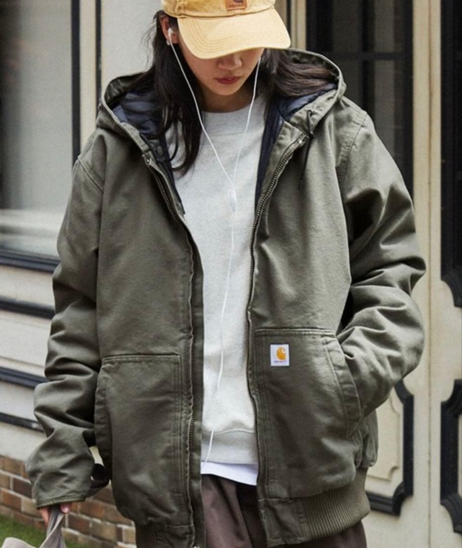 新品(現地購入)カーハートアクティブジャケット J130-M MOSS S 廃盤