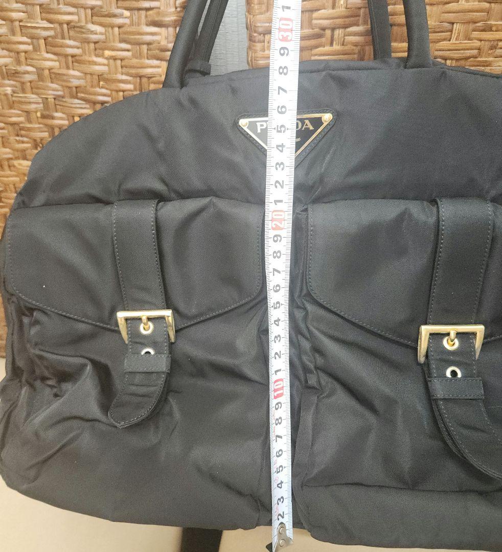 PRADA ブラック ナイロントートバッグ