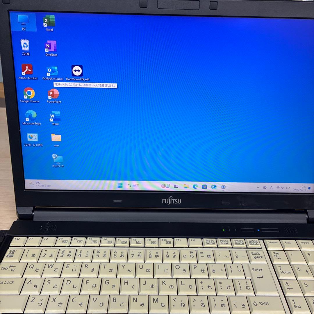 ⑥SSD512GB 富士通ノートPCCore i3 Windows11 Pro