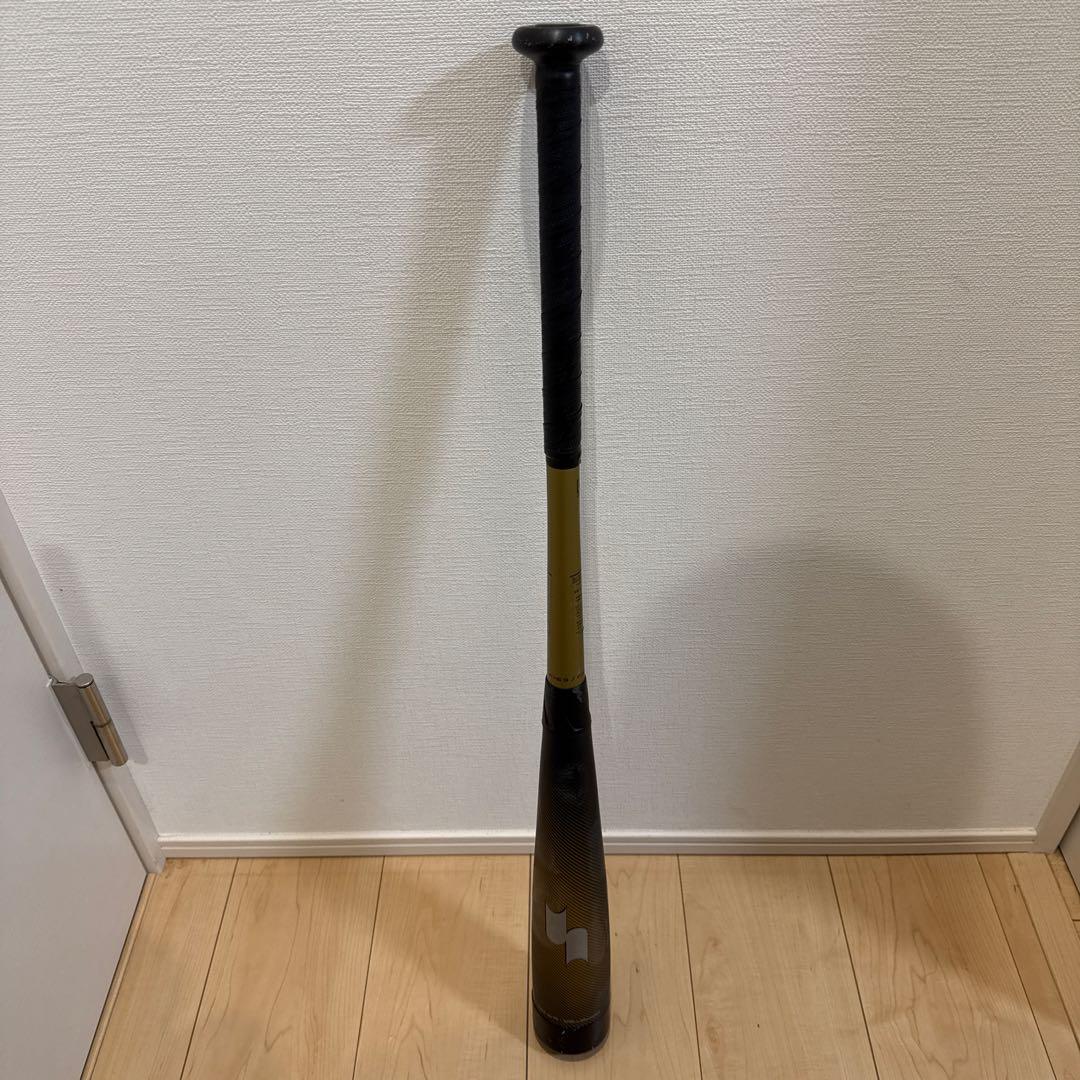 E*N様 SSK MMJr.少年軟式野球バット 黒金 80cm 575g