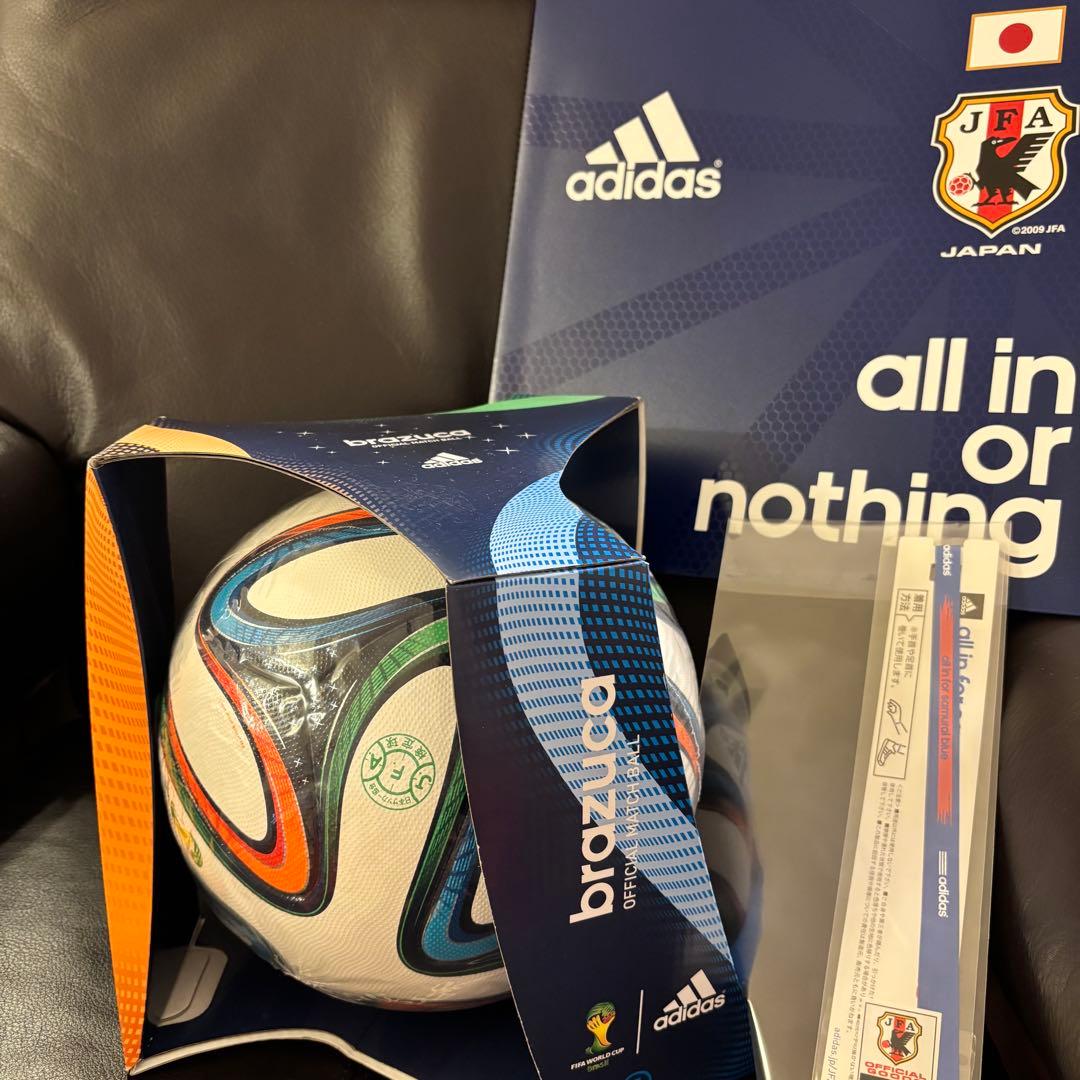 2014年W杯 公式球 アディダス ブラズーカJFA 非売品希少おまけあり