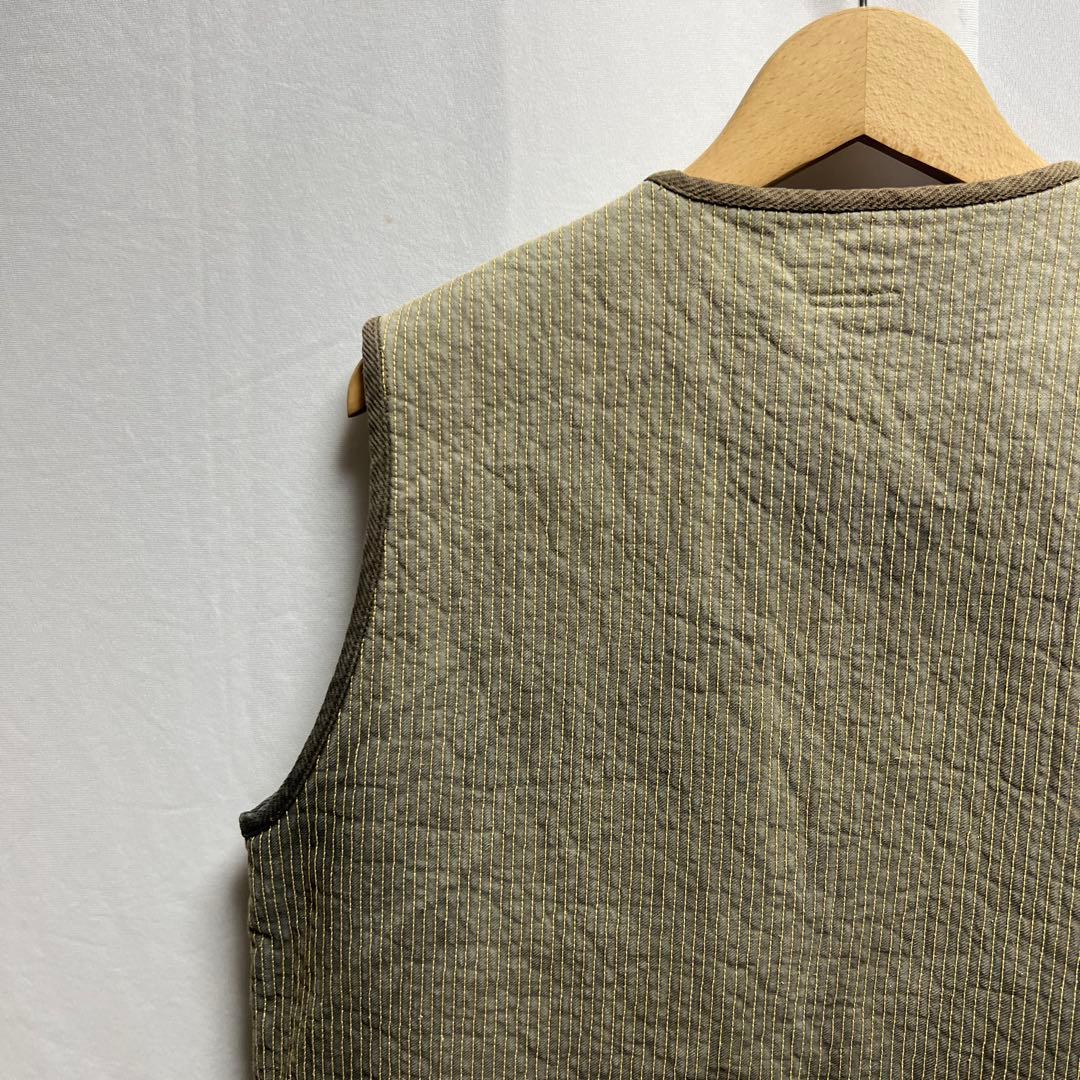 KAPITAL キャピタル　ベスト　裏地ウール　刺子　刺し子　サイズ　4