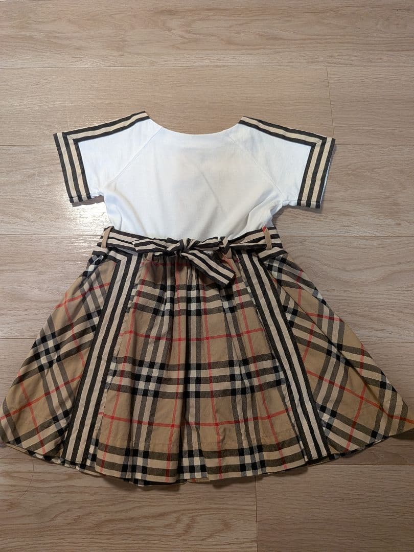 BURBERRY 半袖 チェック柄 ワンピース 92cm