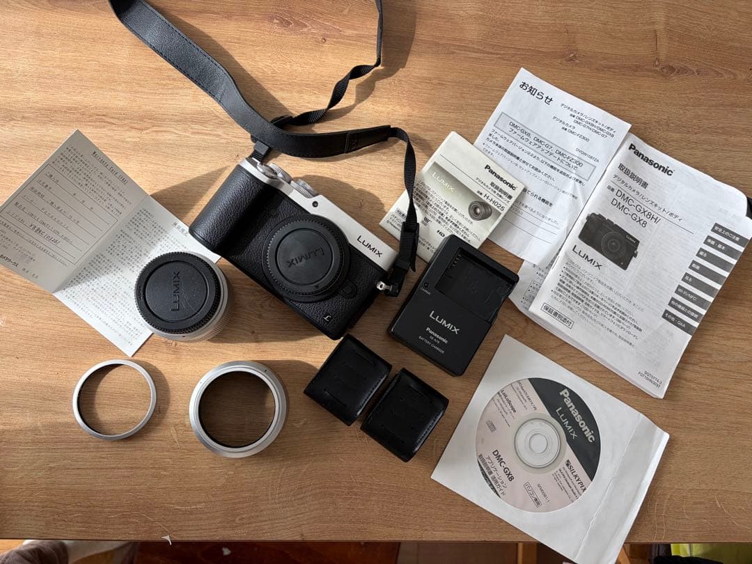 LUMIX DMC-GX8 単焦点レンズ＆バッテリー3個セット【使用頻度少】
