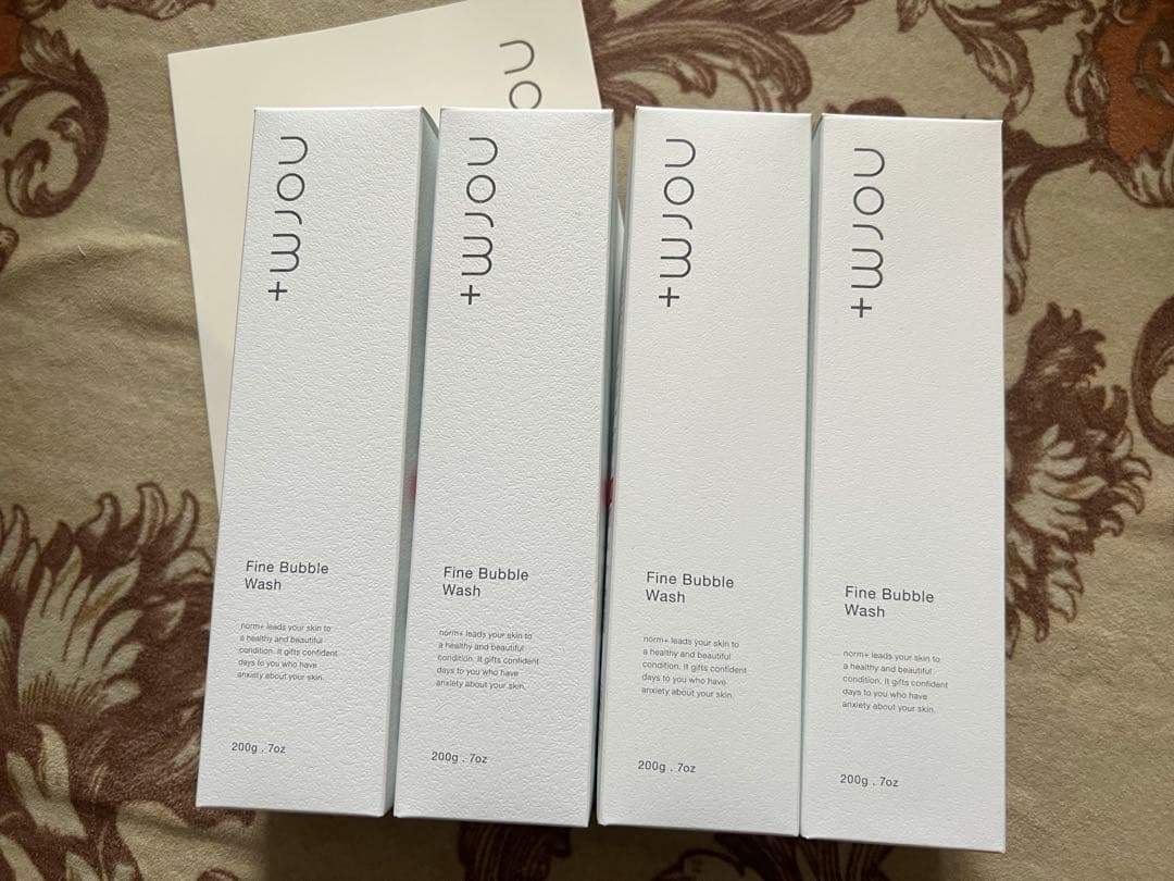 4本セット　ノームプラス　Norm+ バブルウォッシュ　洗顔