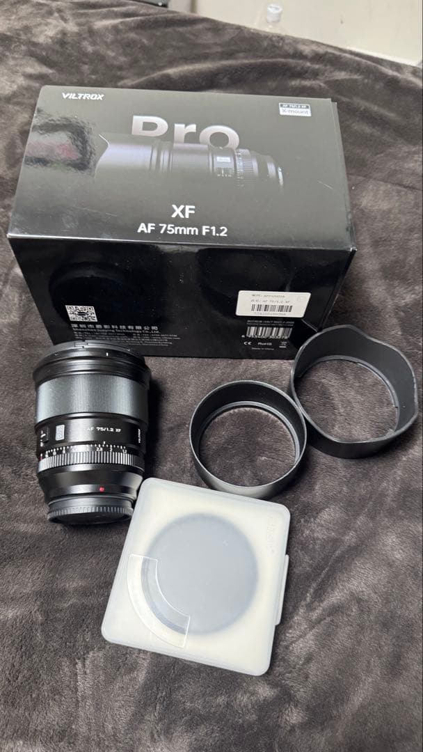 VILTROX 75mm f/1.2 pro X マウント