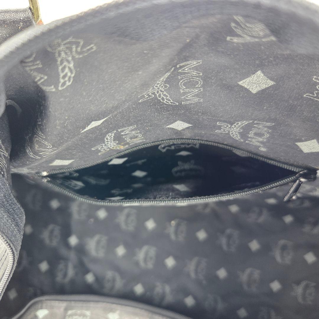 MCM ブラック ボストンバッグ