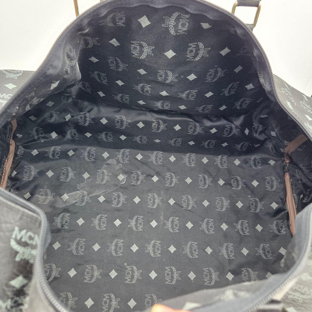 MCM ブラック ボストンバッグ