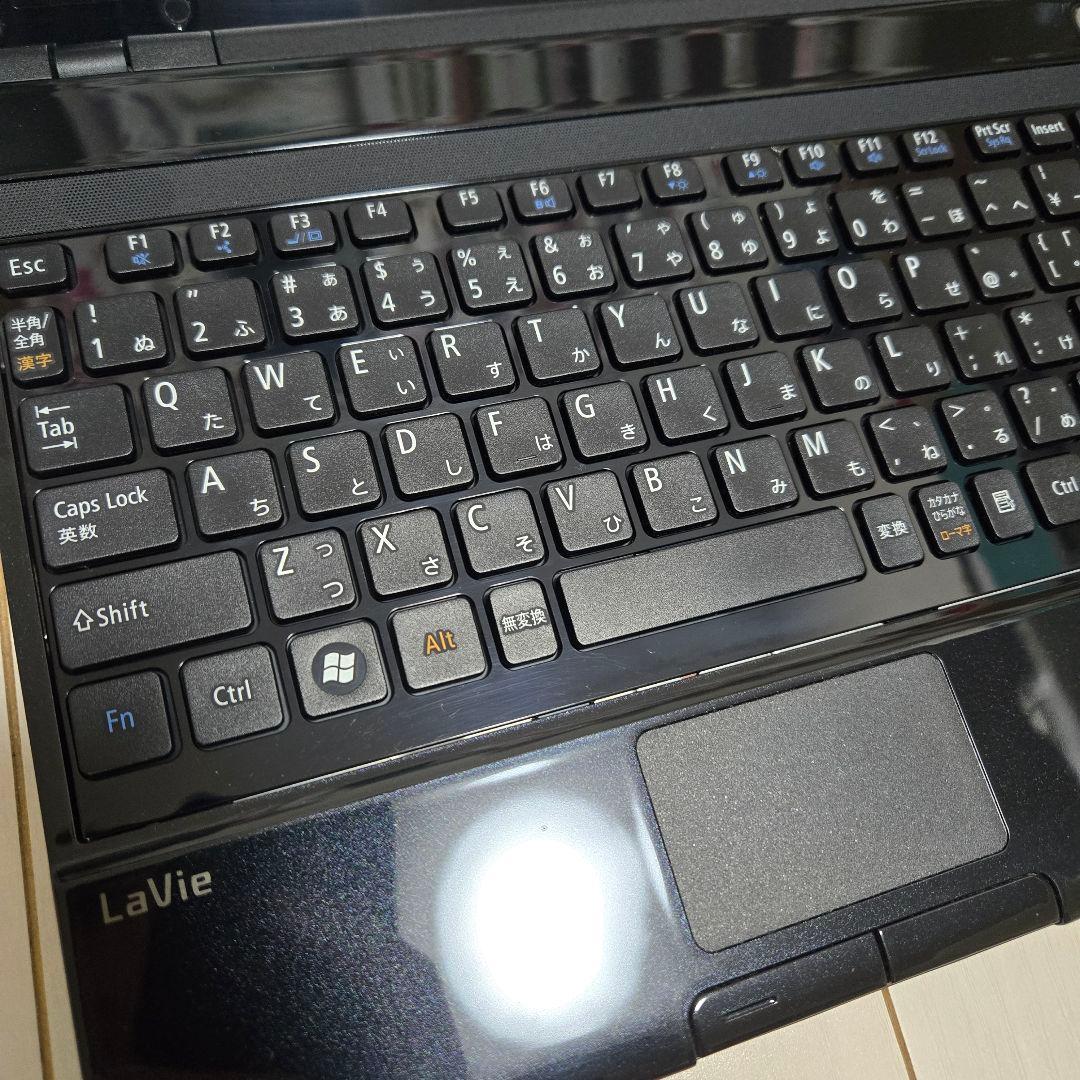 超美品 NEC ノートPC ブラック intel i7CPU 日本製 64ビット