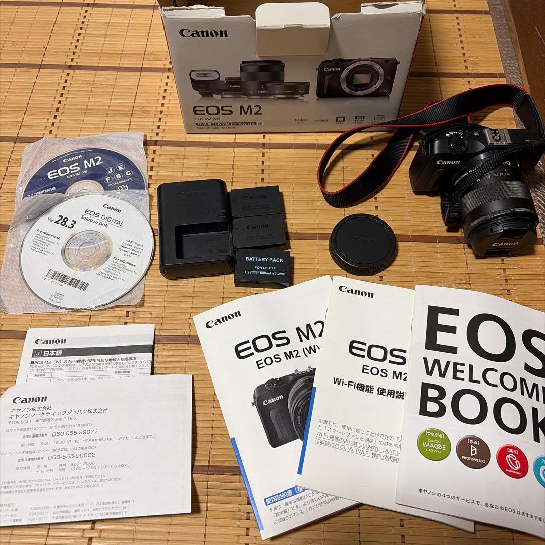 Canon EOS M2 ミラーレスカメラ