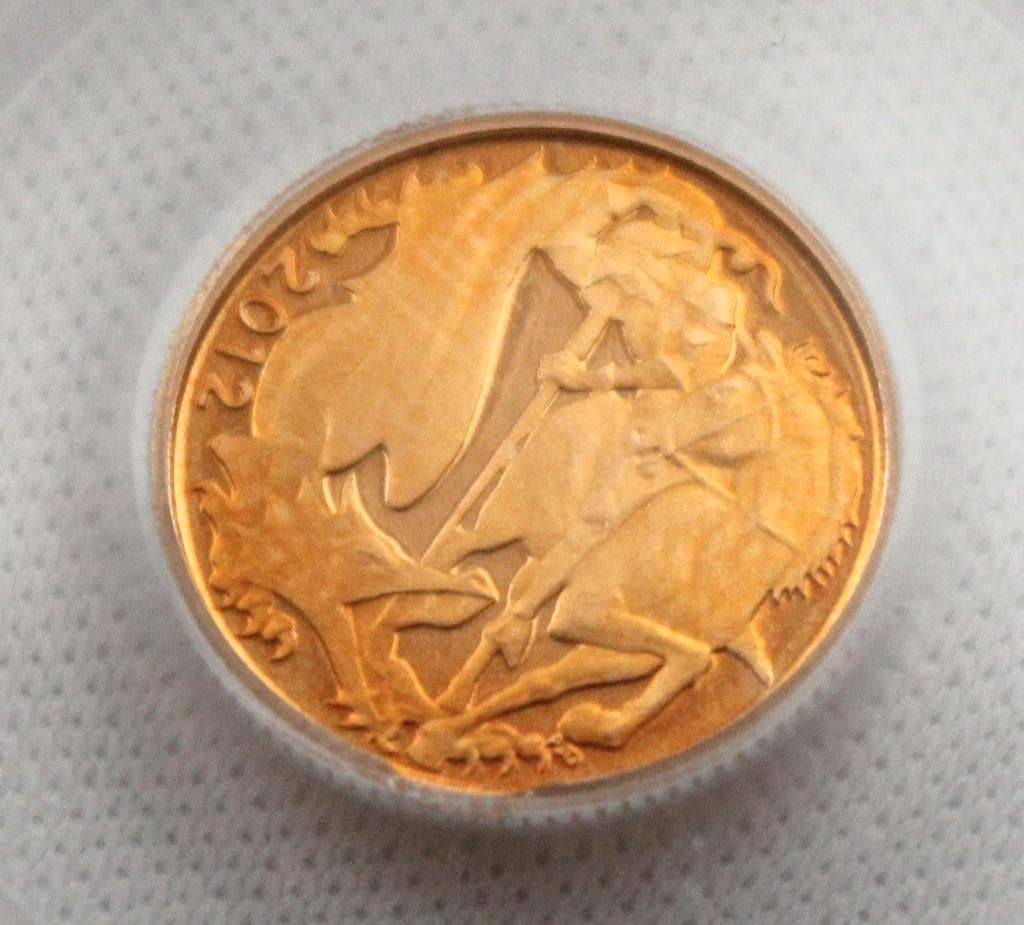 2012年 イギリス ダイヤモンドジュビリー 1/4ソブリン PCGS PR70