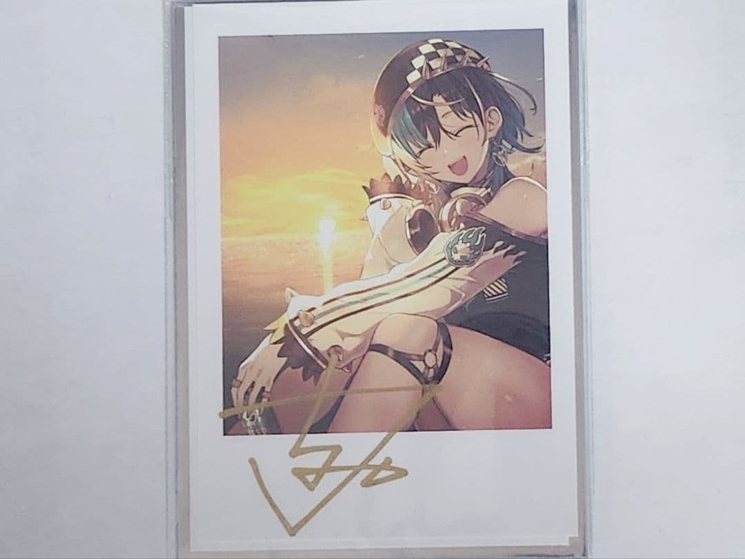 輪堂千速 直筆サイン チェキ