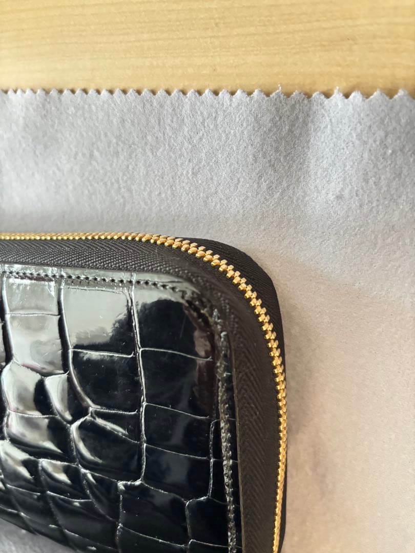 S*r様 池田工芸 クロコダイル長財布 ブラック