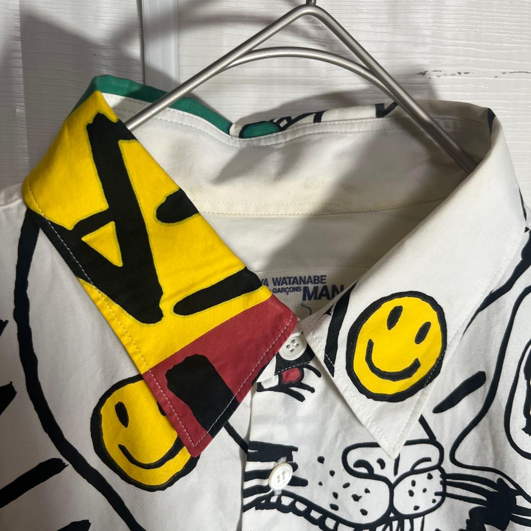 JUNYA WATANABE アートデザイン 長袖シャツ　M