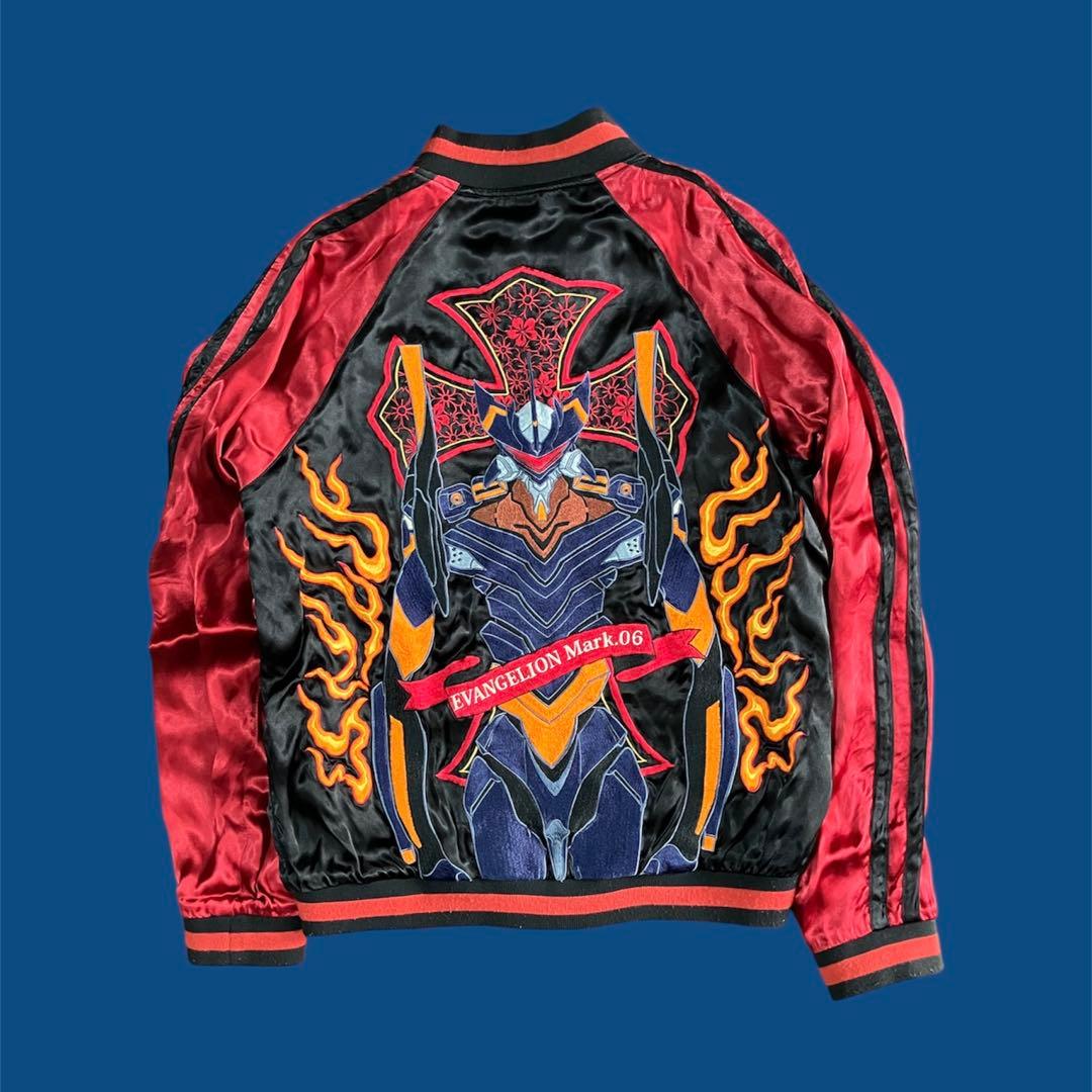 YUKI 　スカジャン　カヲル君　リバーシブル　L