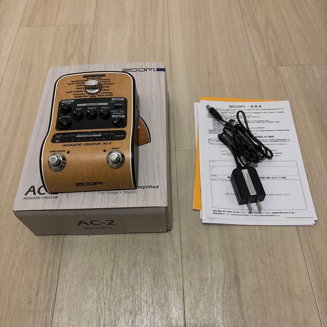 ZOOM AC-2 Acoustic Creator プリアンプ