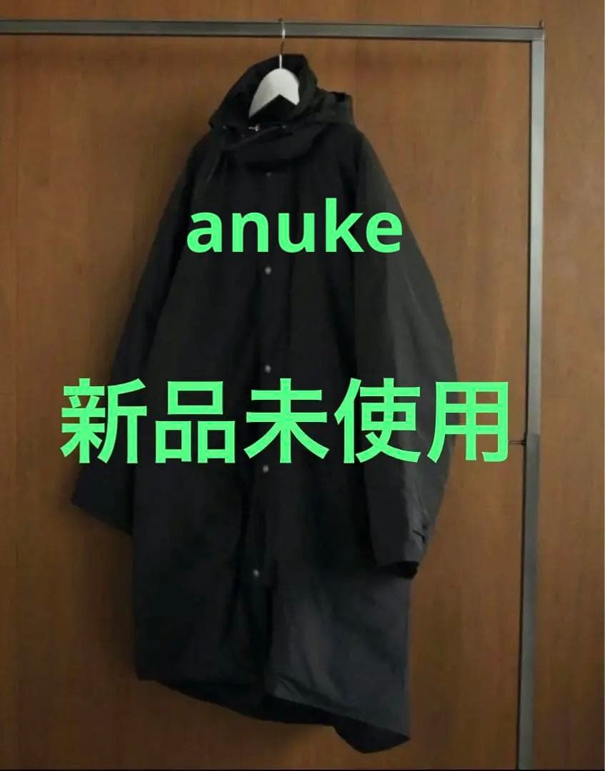 新品‼️ ANUKE アンヌーク　Hooded Coat サイズ36 ブラック