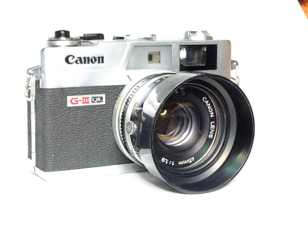 【実写確認整備品】ニューキャノネットQL19G-Ⅲ／CANON LENSf1.9