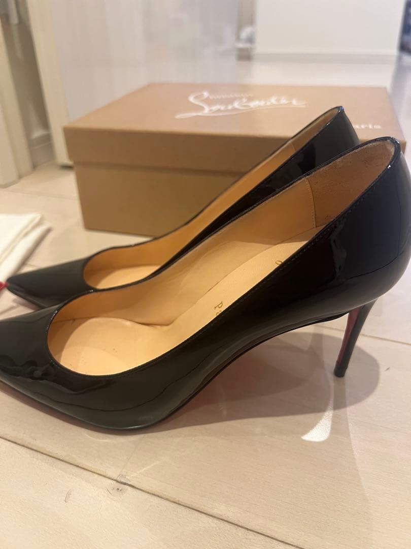 ChristianLouboutin kate85ルブタン37.5美品　ほぼ新品