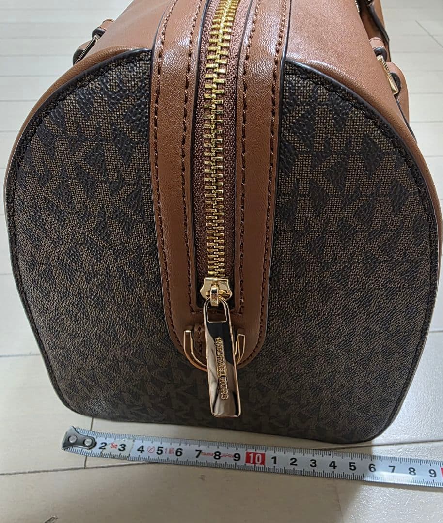 【美品】 MICHAEL KORS ハンドバッグ ボストン ブラウン ショルダー