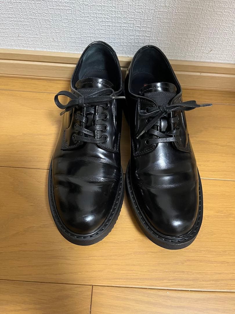 あした　PRADA ブラック レースアップシューズ 美品