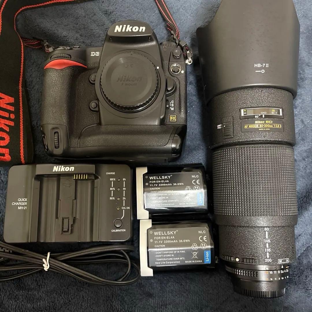 【s数6990枚】Nikon D3 デジタル一眼レフカメラ レンズ付き