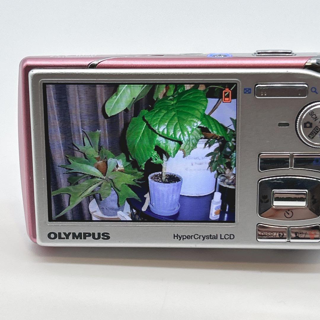 オリンパス μ1020デジカメ 動作確認済 ピンク