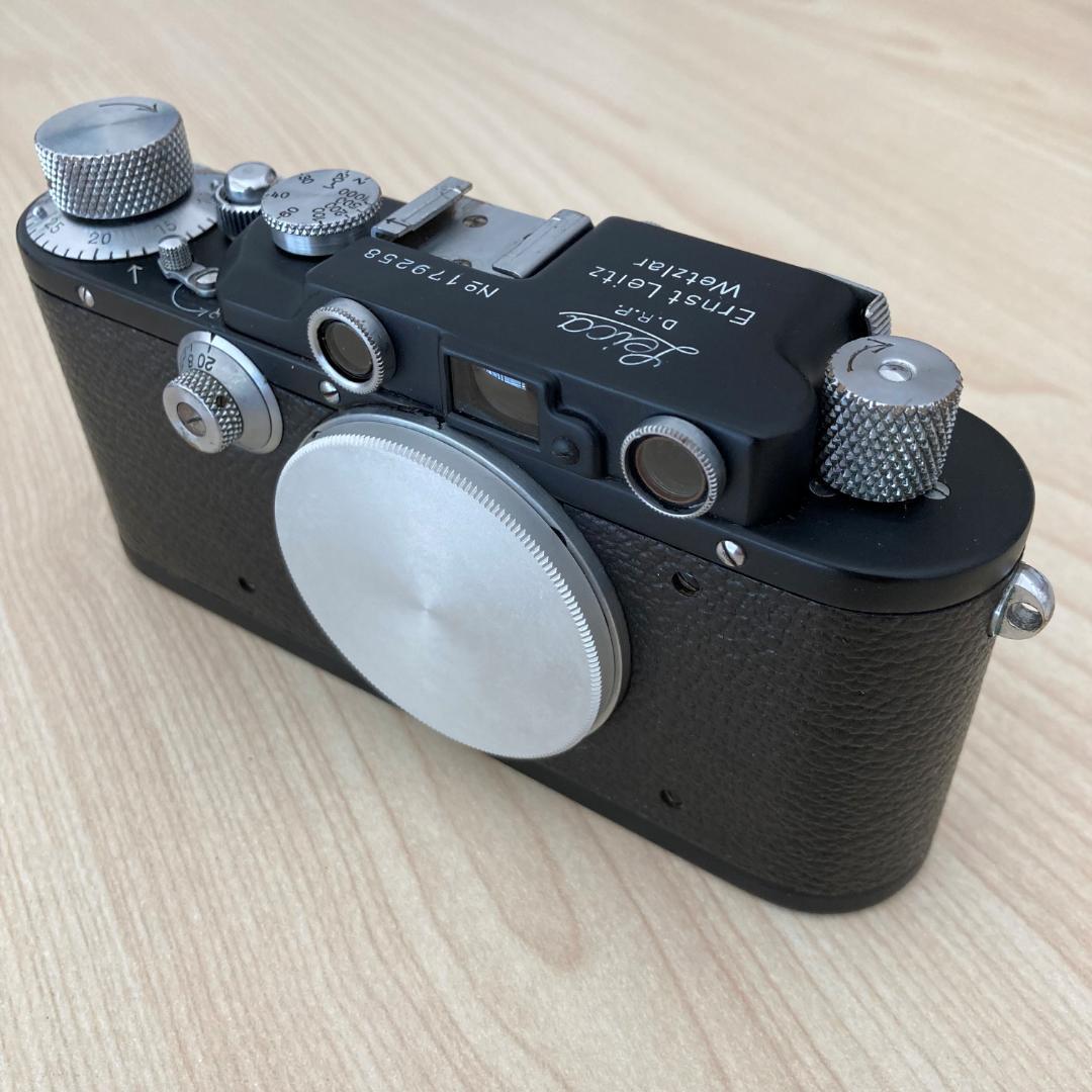 Leica バルナック ライカ IIIa ブラックペイント（後塗り）ボディ