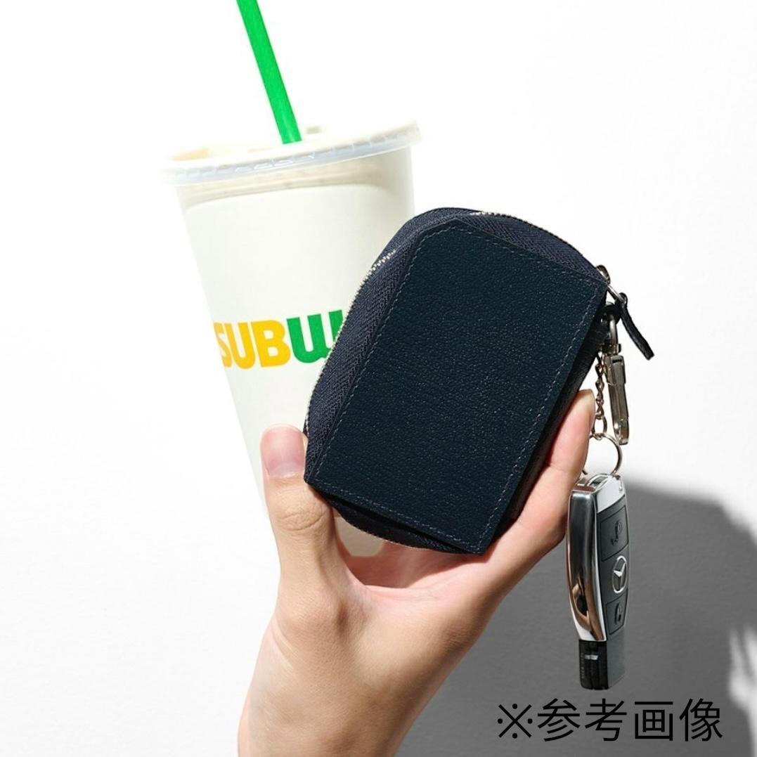 2292【新品 定価2.2万円】ラルコバレーノ★スマートWキーケース★鍵入れ★