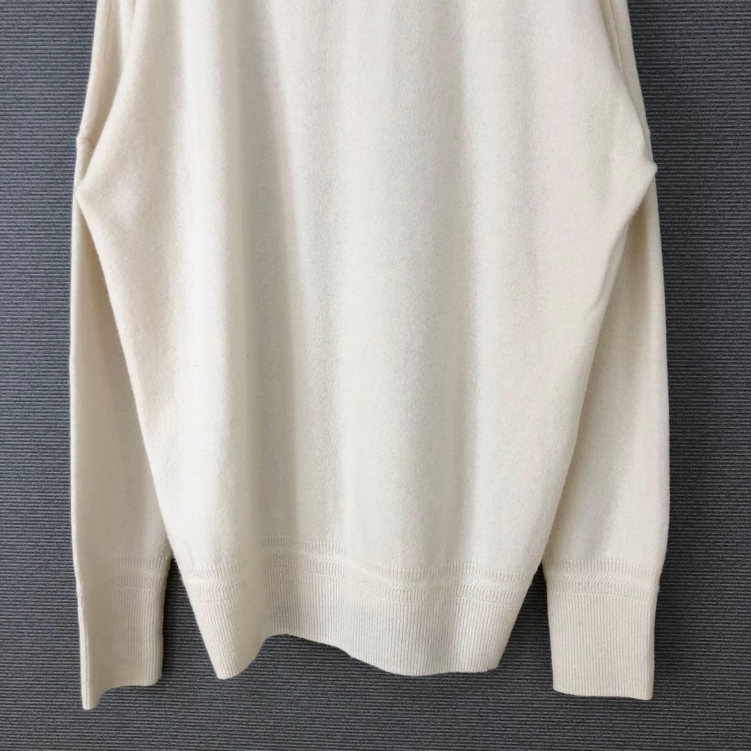 トップス MAISON CARREE CASHMERE Basic Tops IVORY