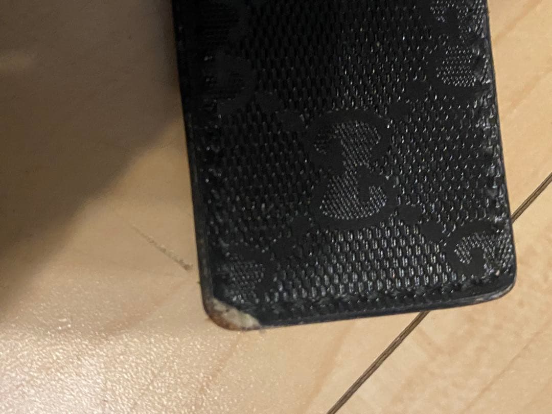 GUCCI GG インプリメ　インターロッキン　ブラック レザーベルト 美品