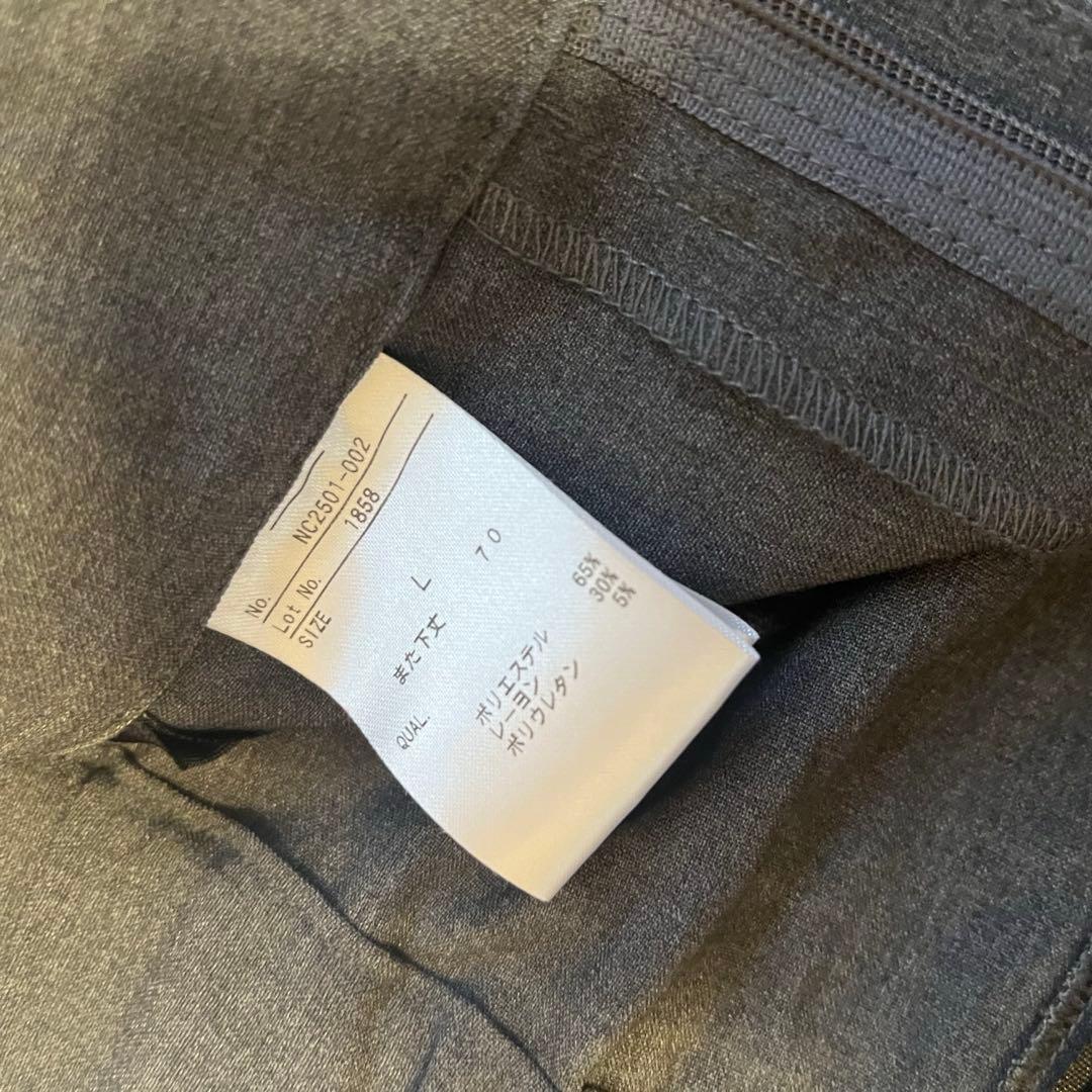 洗える防しわデザインテーラードジャケットプリーツパンツストレッチスーツ