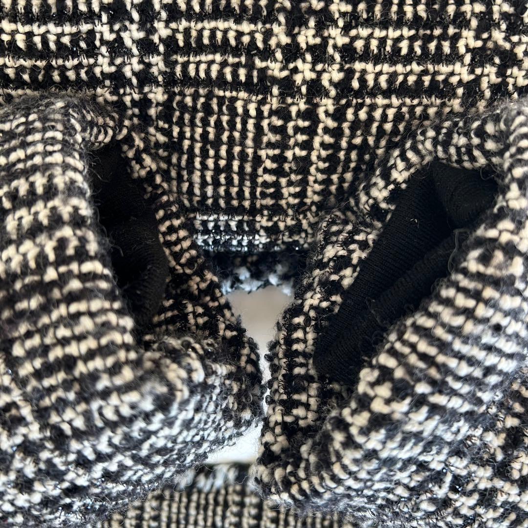 ジャケット・アウター herlipto Hooded Tweed Shell Down Jacket