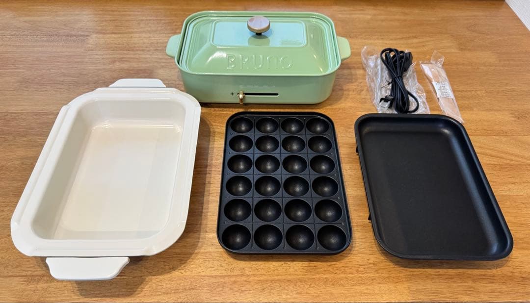 【限定カラー】 BRUNOコンパクトホットプレート セラミックコート鍋セット