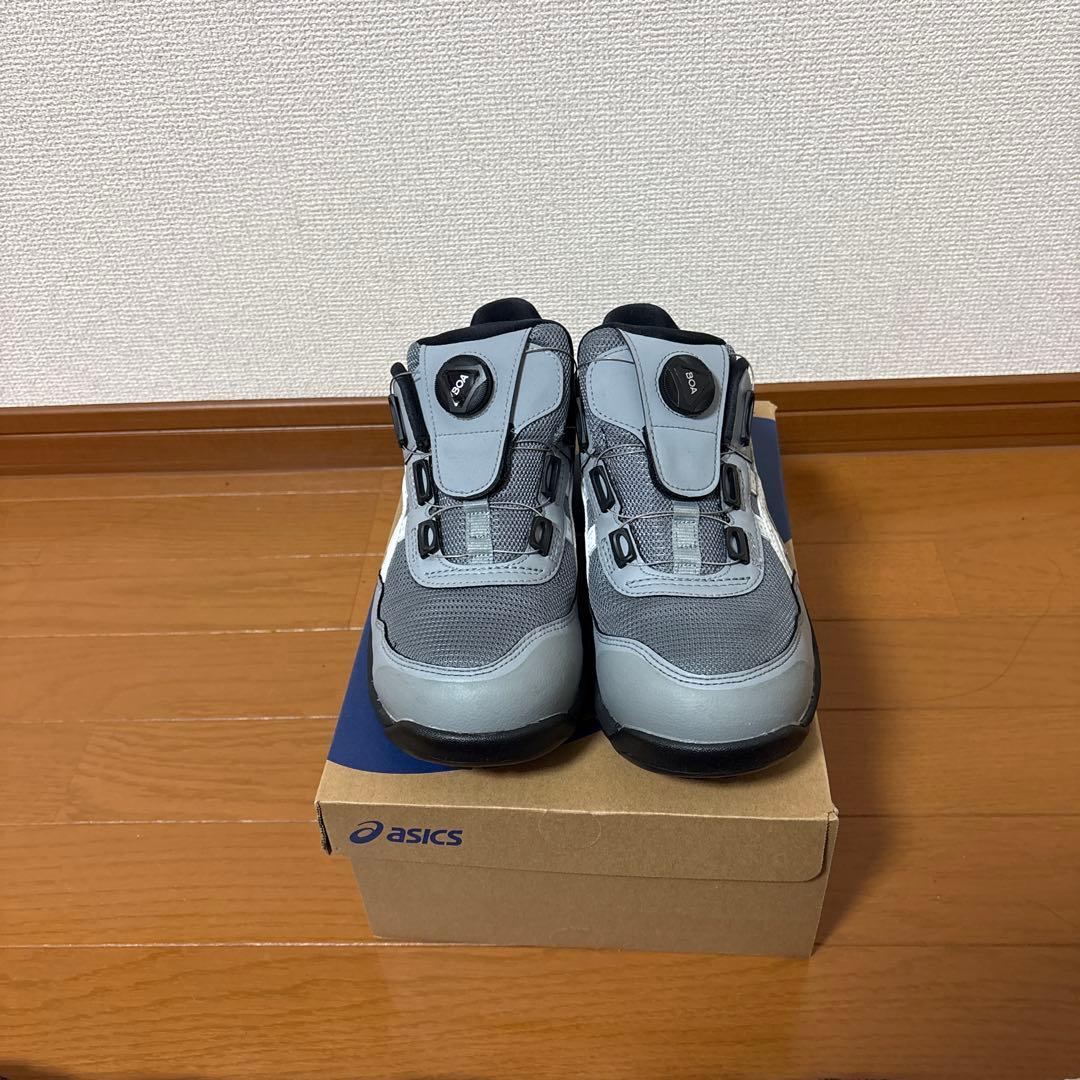 美品ASICS WINJOB CP209 BOA 安全靴 アシックス　25.5