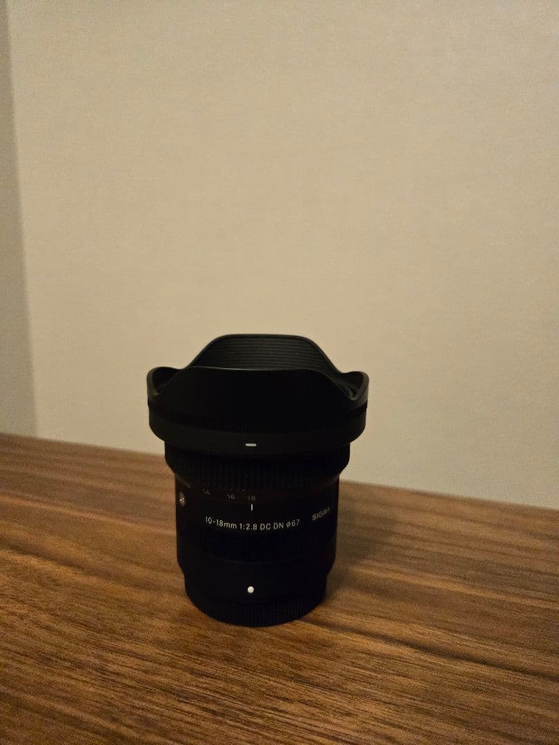 【値下げ】極美品／SIGMA 10-18mm F2.8 DC DN Xマウント