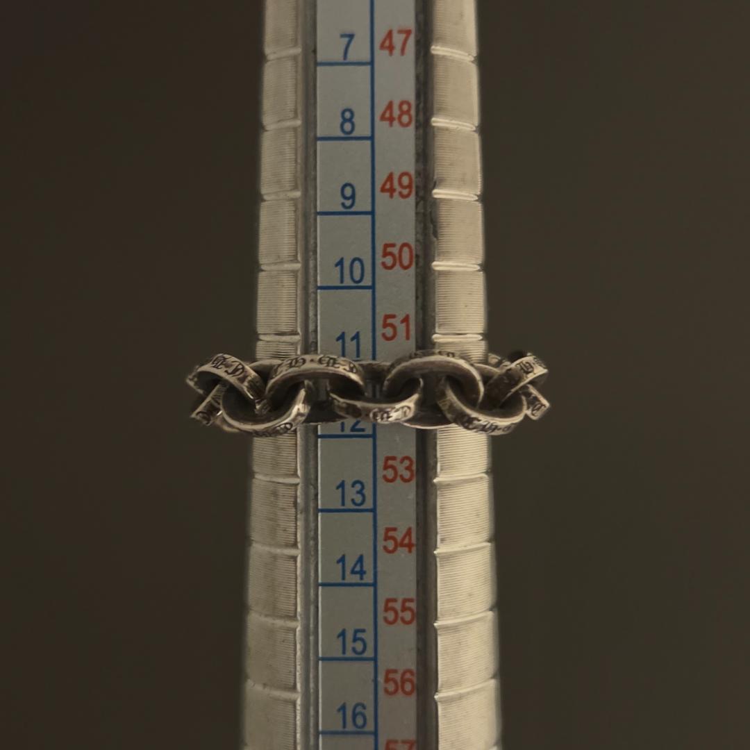 CHROME HEARTS クロムハーツ ペーパーチェーン リング US6