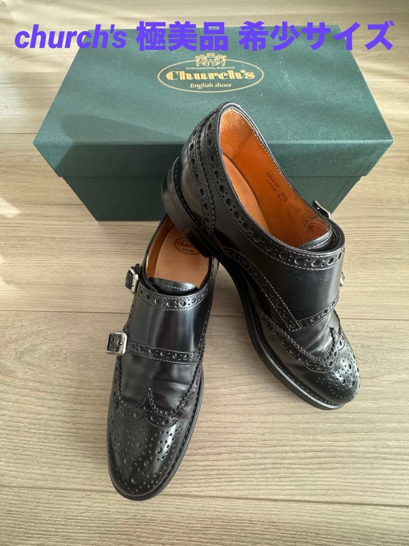 極美品⭐︎church's チャーチレディース モンクグローブ 定番A73960