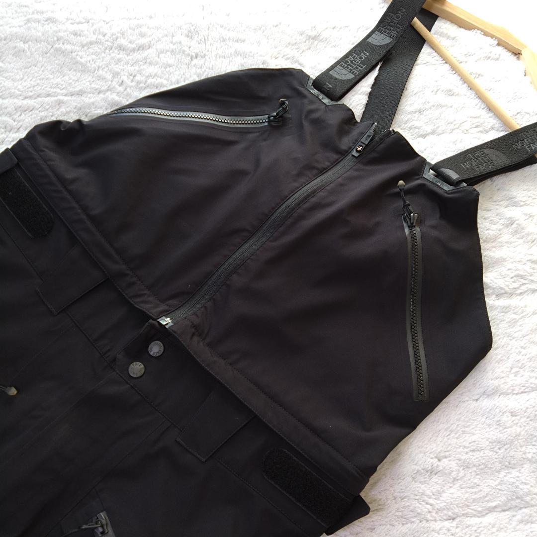 ザノースフェイス ビブパンツ　XL　黒　GORETEX　STEEP SERIES